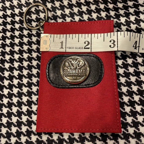 University of Alabama ID Holder Key Chain  w/ Pewter Logo 🐘 - Picture 14 of 16